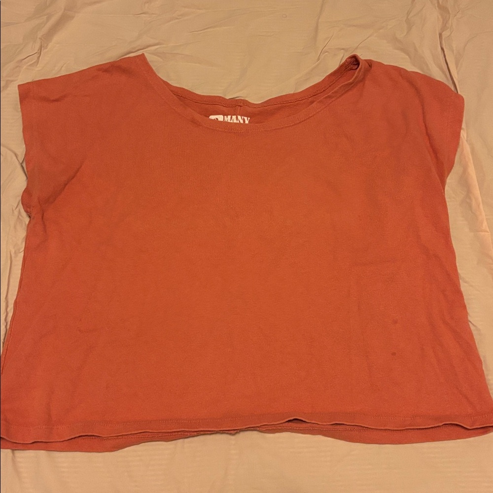 Big Bud Press Pink Cropped Tunic Tee